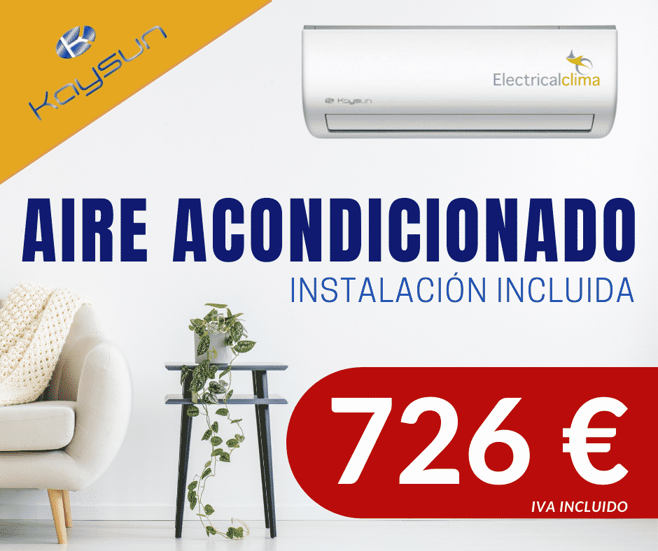 Aire acondicionad con instacacion e iva por 726 €